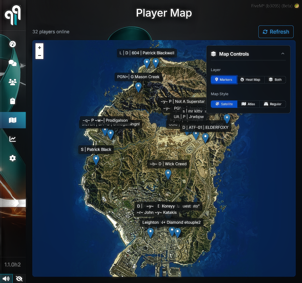 Player map screenshot one